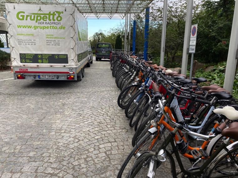Fahrrad-Verleihstationen von Grupetto in Leipzig