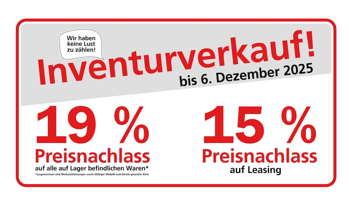 Inventurverkauf Grupetto 2025